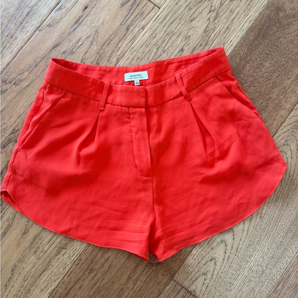 Babaton Aritizia Women's Red Dress Shorts